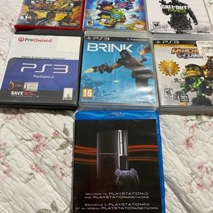 PS3 games bundle of six